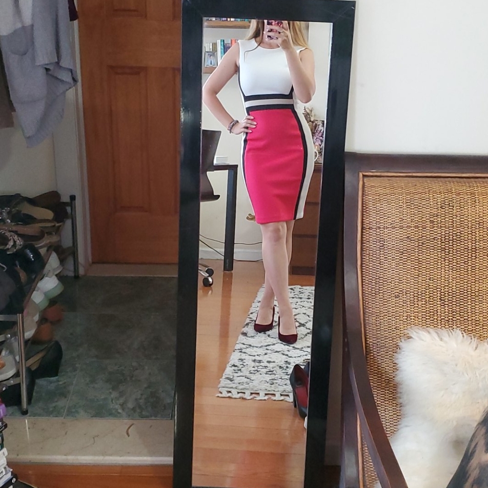 Calvin Klein bodycon cocktail dress